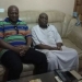 John Dramani Mahama with the elder brother of the Vice President, Chief Duada Mandiaya Bawumia