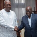 John Mahama and President Akufo-Addo