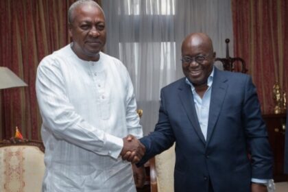 John Mahama and President Akufo-Addo