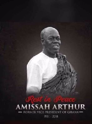 Late former Vice President Paa Kwesi Bekoe Amissah-Arthur