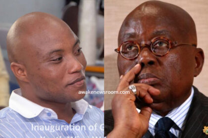 Akufo-Addo and Amos Blessing Amorse