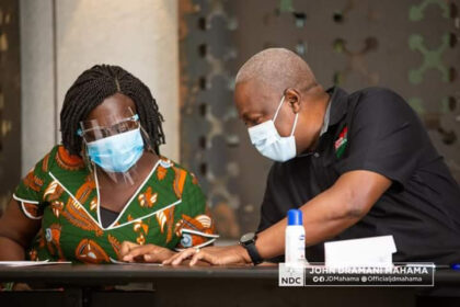John Mahama and Jane Naana