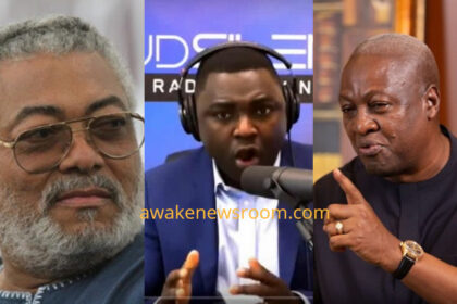 John Mahama, Kevin Tayor, JJ Rawlings