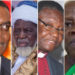 Dr. Emmanuel Akwetey, Chief Imam Osmanu Sharubutu, Rev. Emmanuel Asante and Ogyeahohoo Yaw Gyebi II
