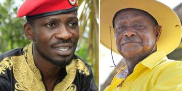 Bobi Wine and Yoweri Museveni