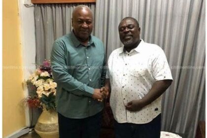 John Mahama and Koku Anyidoho