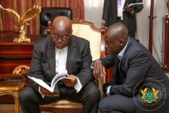 Eugene Arhin and Akufo-Addo
