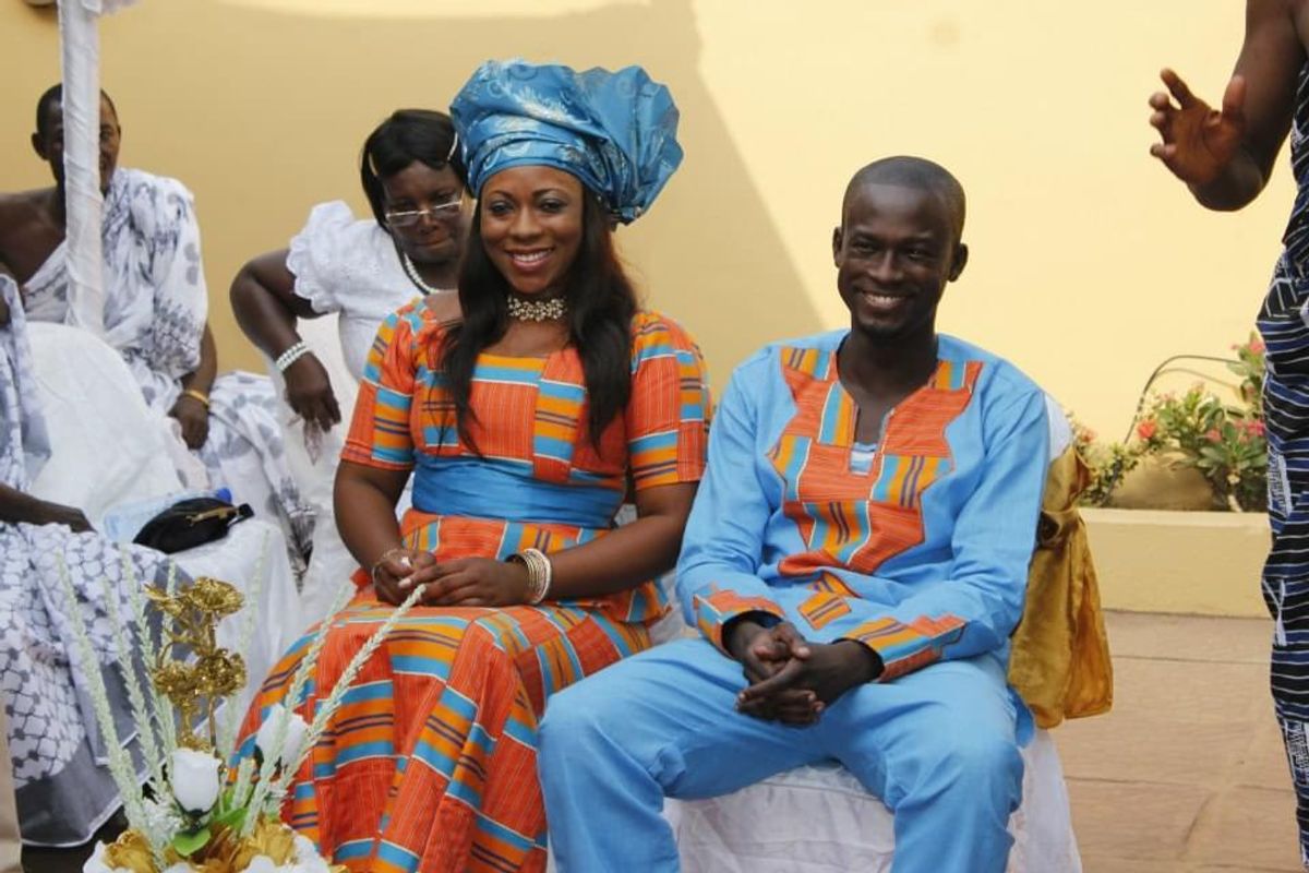 Eugene Arhin and his wife