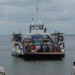 Ferry on volta lake