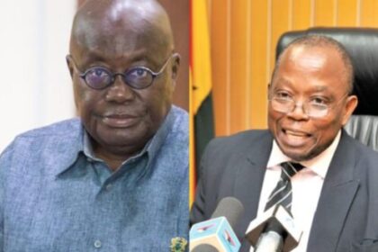 President Akufo-Addo and Daniel Domelevo