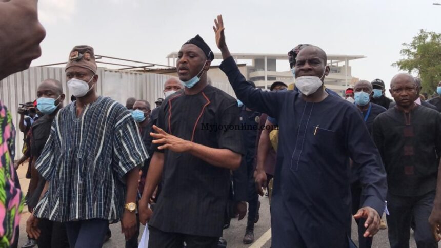 NDC MPs march