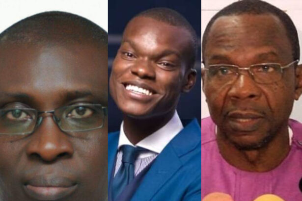 Affail Monney, Caleb Kudah and Kofi Yaboah