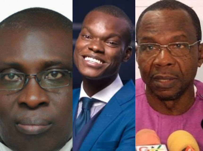 Affail Monney, Caleb Kudah and Kofi Yaboah
