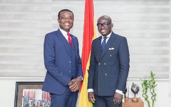 Special Prosecutor Kissi Agyebeng and Attorney General Godfred Dame