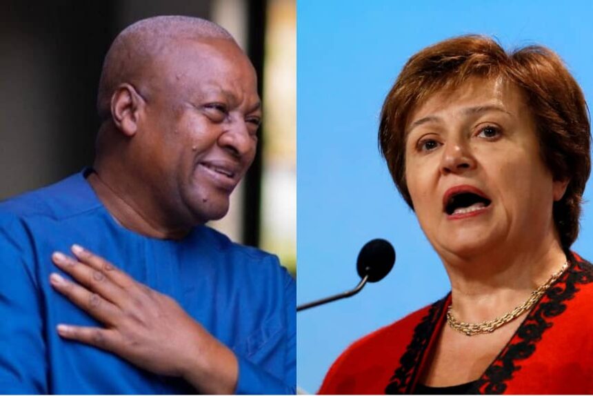 John Mahama and IMF Boss