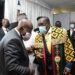 President Akufo-Addo (left) with Speaker of Parliament, Alban Bagbin