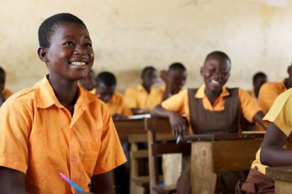 Students in a public school in Ghana. The GES has directed headteachers to keep schools open despite mass strike by teachers
