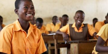 Students in a public school in Ghana. The GES has directed headteachers to keep schools open despite mass strike by teachers