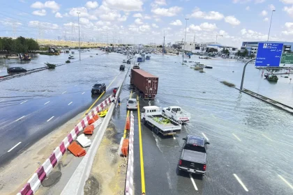 Chaos in Dubai as UAE records heaviest rainfall in 75 years
