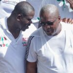 Joshua Akamba with John Mahama