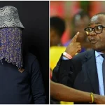 Anas Aremeyaw Anas (left) in grid with Kwesi Nyantakyi