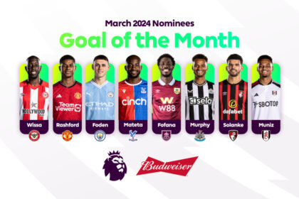 Nominees for Premier League Player of the Month for March 2024. Antoine Semenyo has been nominated