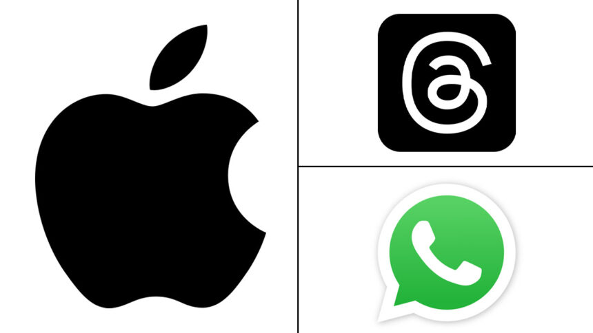 Apple removes WhatsApp, Threads from China app store on orders from Beijing