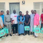 Agona West NDC Youth Organizer, Frank Freebody Mensah donates to Branch Executives and Ward Coordinators of the party
