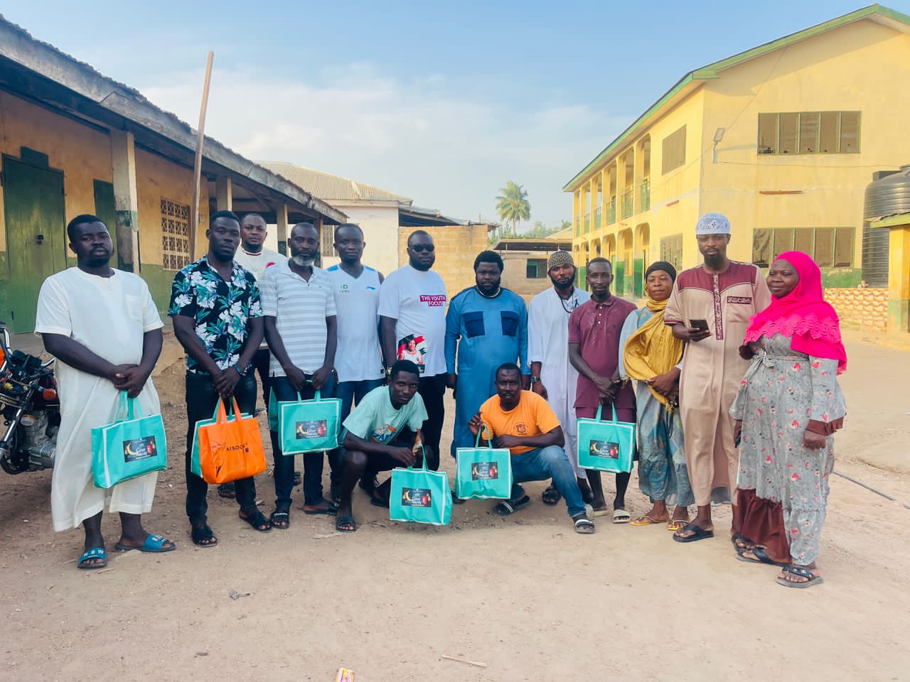 Agona West NDC Youth Organizer, Frank Freebody Mensah donates to Branch Executives and Ward Coordinators of the party