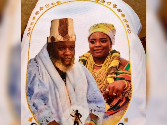 Gborbu Wulomo with Naa Okromo