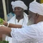 Nungua Wulomo at a ceremony to betroth a 12-year-old girl