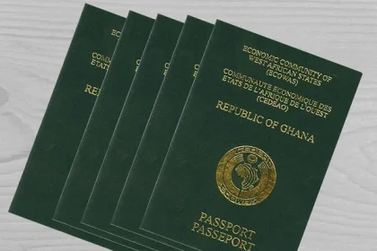 Ghanaian passport booklet