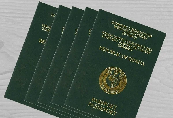 Ghanaian passport booklet