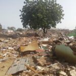 demolished homes at Gomoa Budumburam