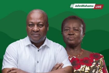 John Mahama and Jane Naana Opoku-Agyemang