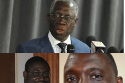 Osafo-Maafo and his two sons Kofi Bosompem Osafo-Maafo and Kwadwo Gyamfi Osafo-Maafo