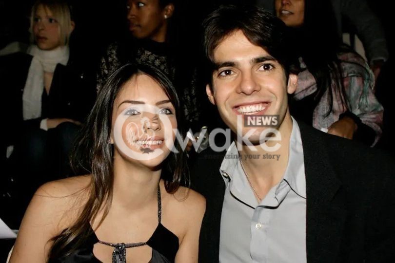 Caroline Celico with Kaka