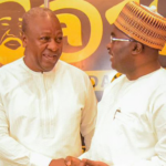 John Dramani Mahama (left) with Dr Mahamudu Bawumia