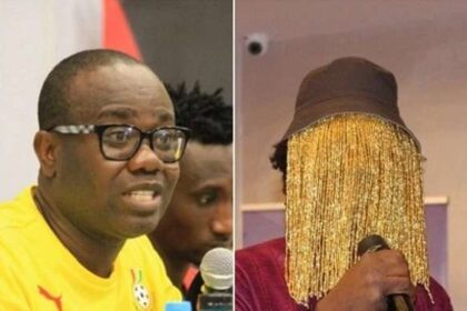 Kwesi Nyantakyi with Anas Aremeyaw Anas