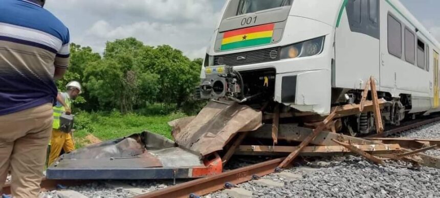 New train accident on the Tema-Mpakadan Railway line