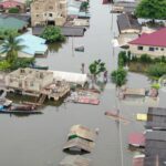 Communities flooded due to the Akosombo Dam Spillage