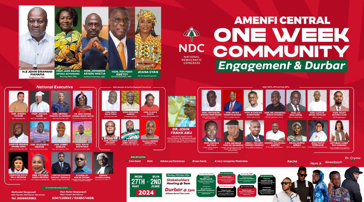 Amenfi Central NDC One Week Community Engagement and Durbar