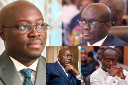 grid of Cassiel Ato Forson, Godfred Dame, Akufo-Addo and Ken Ofori-Atta