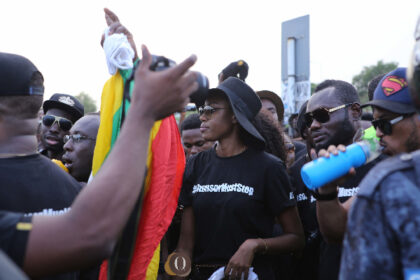 DumsorMustStop protest in 2015