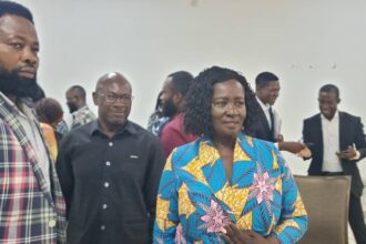 Jane Naana Opoku-Agyemang at her engagement with Civil Society Organizations