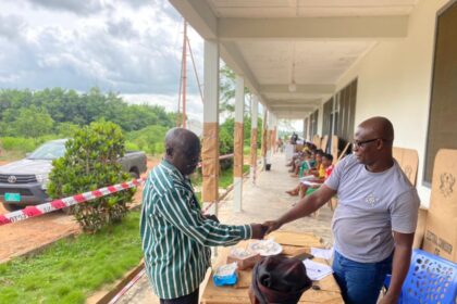 Samuel Kawdzo Wuadi, Former Akatsi South DCE tours Limited Voter Registration Centres in the Constituency
