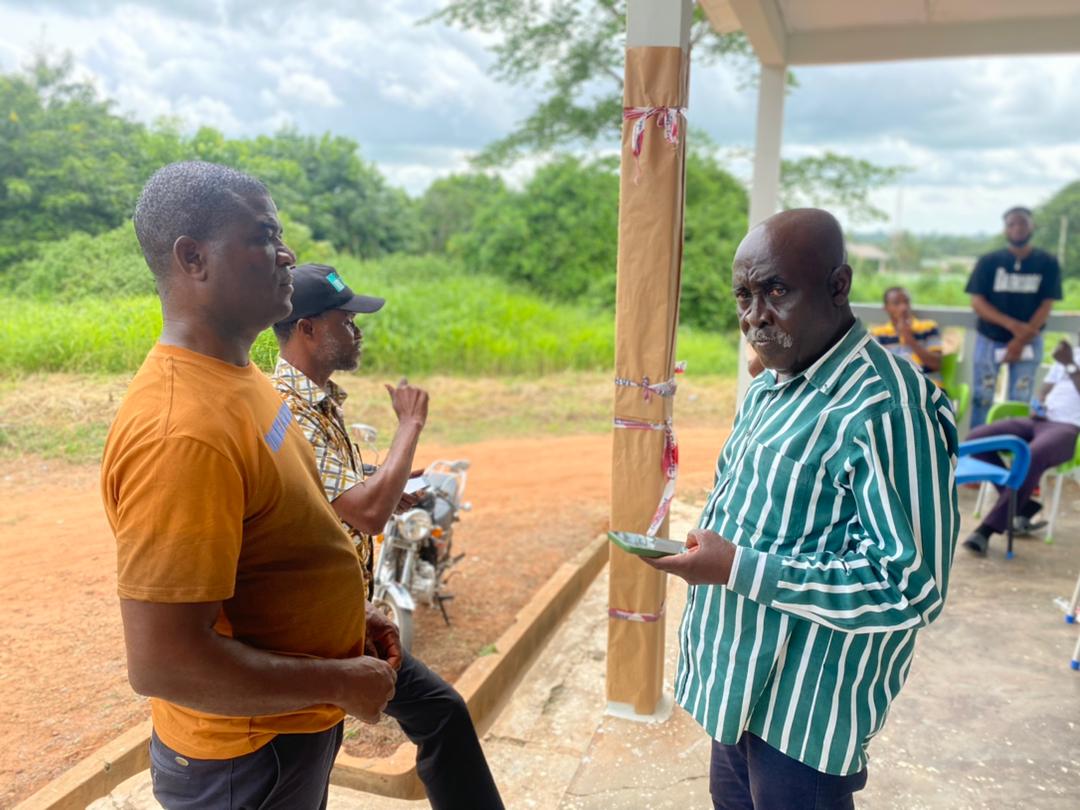 Samuel Kawdzo Wuadi, Former Akatsi South DCE tours Limited Voter Registration Centres in the Constituency