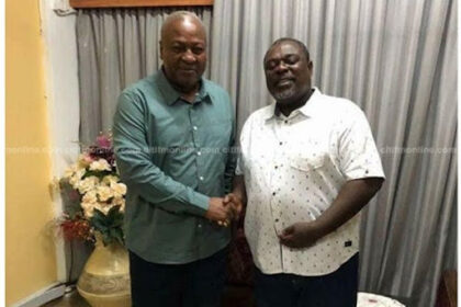John Mahama and Koku Anyidoho