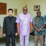 John Mahama at the Iranian Embassy to mourn with them on the loss of President Ebrahim Raisi