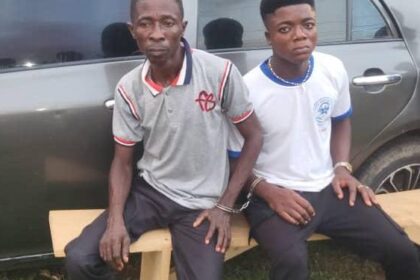 The two Togolese arrested for attempting to register as voters at Buem